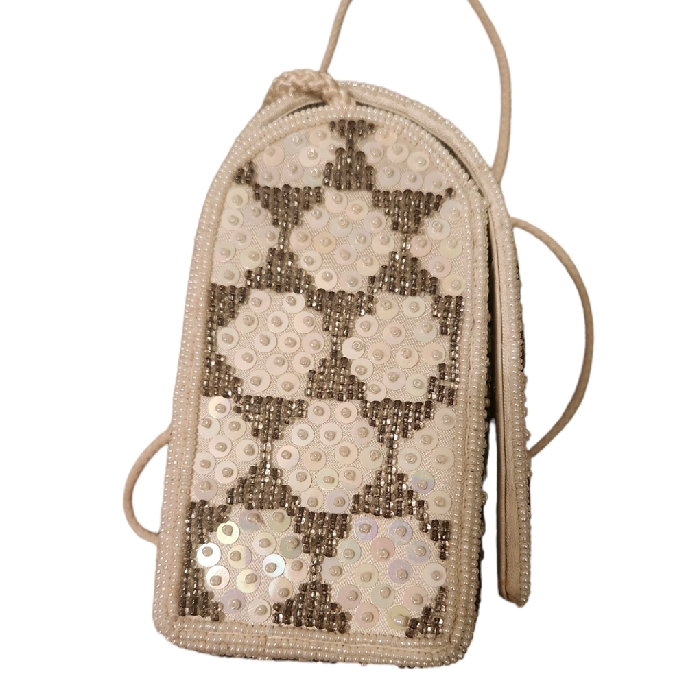 Inge Christopher Beaded Sequin Box Style Clutch P… - image 5